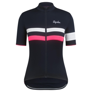 Rapha Brevet Cycling II UK Jersey Női Sötétkék Rózsaszín | 34726TYWN