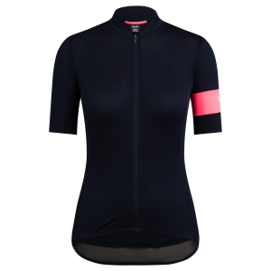 Rapha Classic Flyweight Cycling Jersey Női Sötétkék Rózsaszín | 50487RVOE