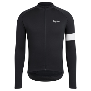 Rapha Core Long Sleeve Cycling Jersey Férfi Fekete | 12908NTGB