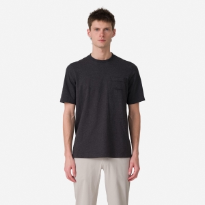 Rapha Logo Pocket Póló Férfi Szürke Fekete | 95347DBYM