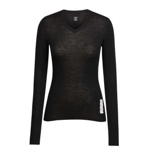 Rapha Merino Long Sleeve Alapréteg Felsők Női Fekete | 25136TZQA