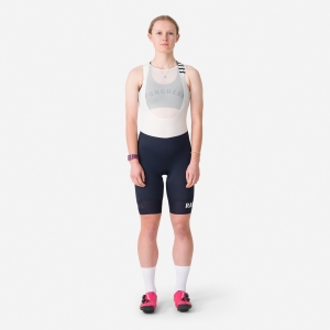 Rapha Pro Team Cycling Bib Rövidnadrág Női Sötétkék Fehér | 39608TKSO