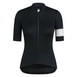 Rapha Pro Team Cycling Warm Lovaglás Jersey Női Fekete Fehér | 25408QTZV