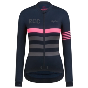Rapha RCC Pro Team Long Sleeve Jersey Női Sötétkék | 61847OFJG