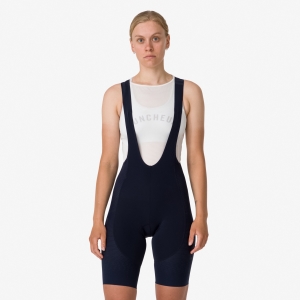 Rapha RCC Pro Team Powerweave Bib Rövidnadrág Női Sötétkék Sötétszürke | 05149OBXF