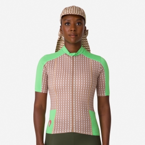 Rapha Rapha + Shrimps Jersey Női Zöld | 32856NFML