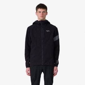 Rapha Trail GORE-TEX Infinium Felsőruházat Férfi Fekete Világos Szürke | 49658QDEG